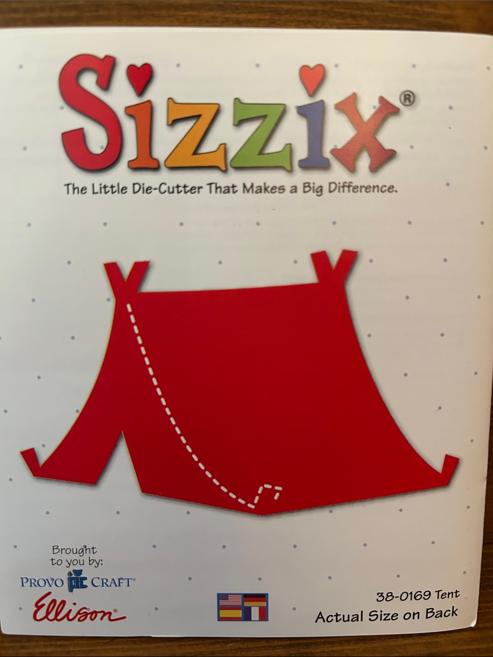 Sizzix Red original large Tent Die-Cutter
